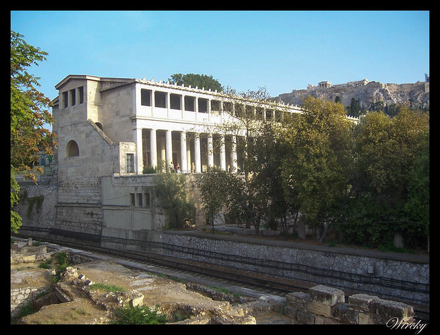Grecia visita Atenas - Stoa de Attalos del Ágora Antigua