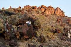Heather, Christine and me at Waterberg