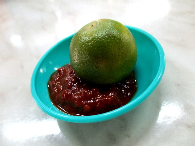 Belacan and lime