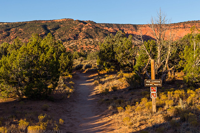 Red Canyon Hiking Route