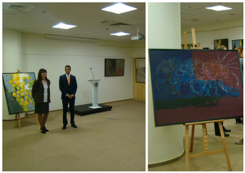 Se inaugura la exposición “Obras de Leopoldo Flores” en la sede de la Embajada de México en Polonia