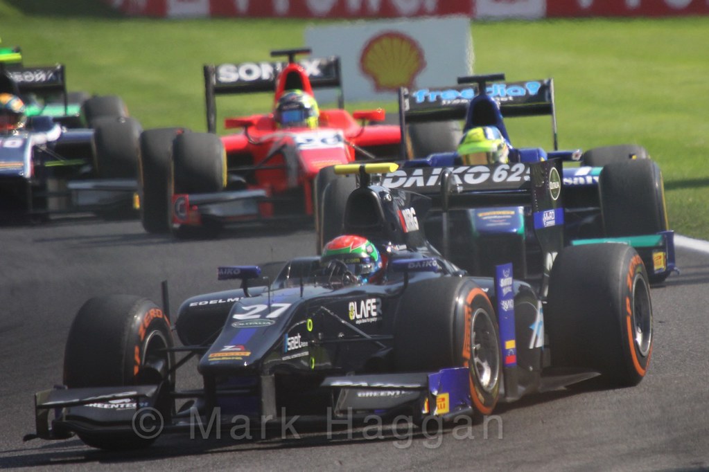 The GP2 Feature Race at the 2015 Belgium Grand Prix