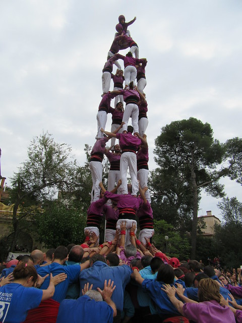 Castellers d'Esplugues a Sant Just, 2015