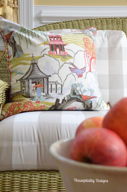 Neo Classic Coral Pillow - Sunroom - Housepitality Designs
