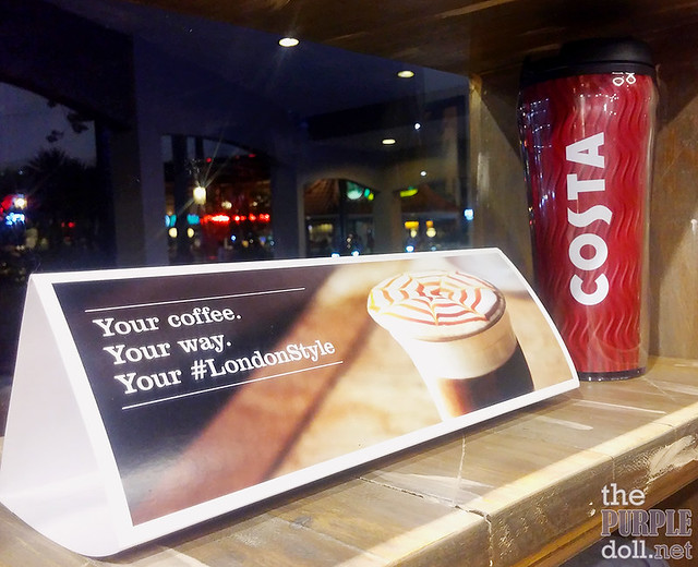 Costa Coffee from London now in Manila