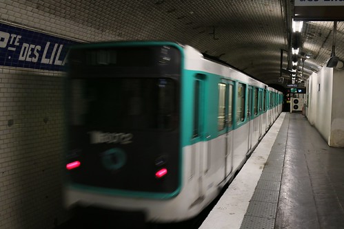 16th August 2015. Porte des Lilas Metro Station, Paris, France