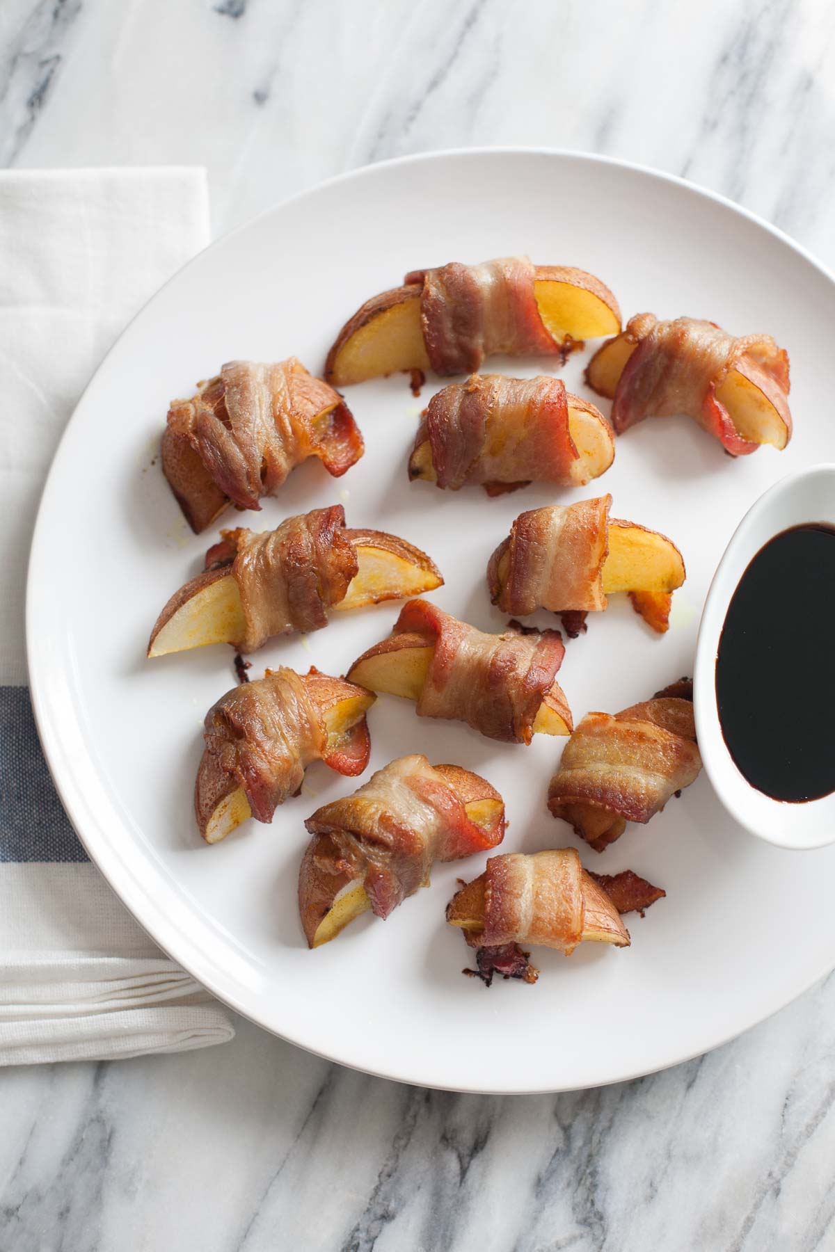 Bacon-Wrapped Potato Wedges | acalculatedwhisk.com