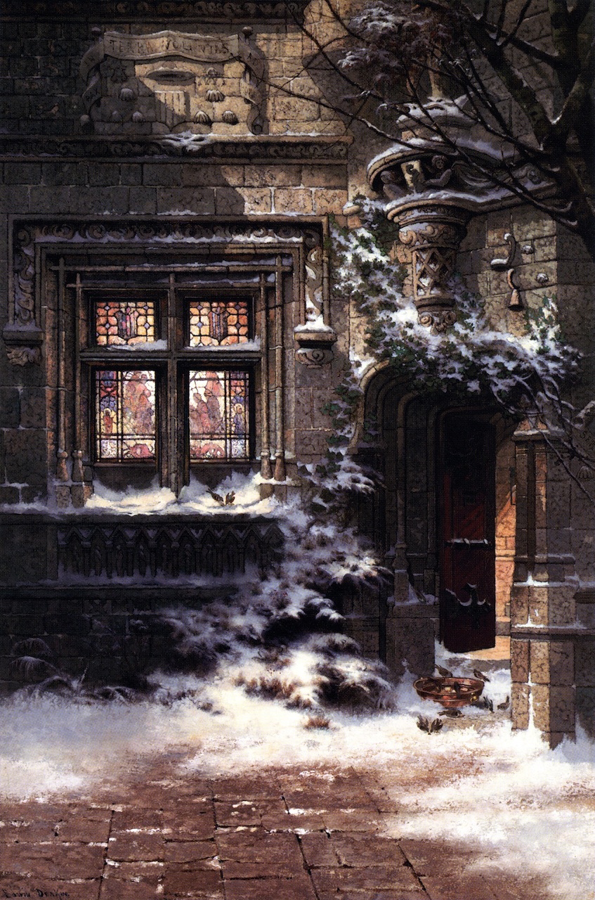 Christmas Morning, Hotel de Cluny by Edwin Deakin (American, 1838 - 1923)