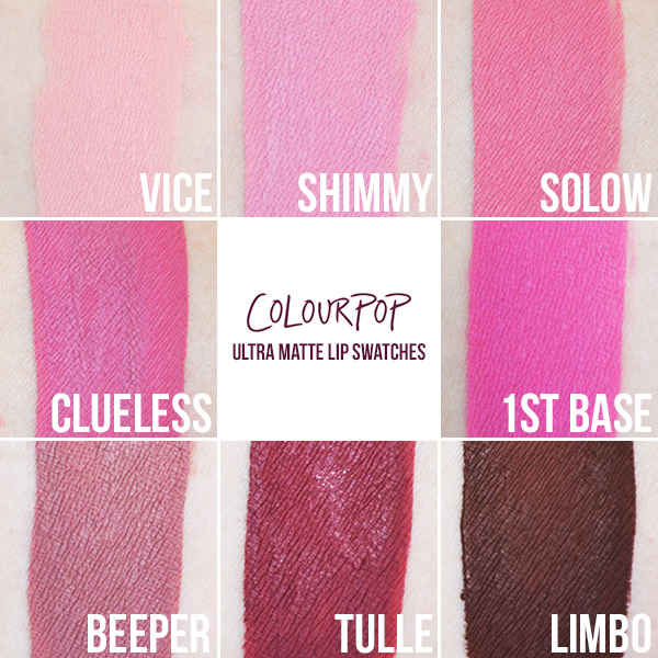 ColourPop Philippines Ultra Matte Lips Review, Photos and Swatches