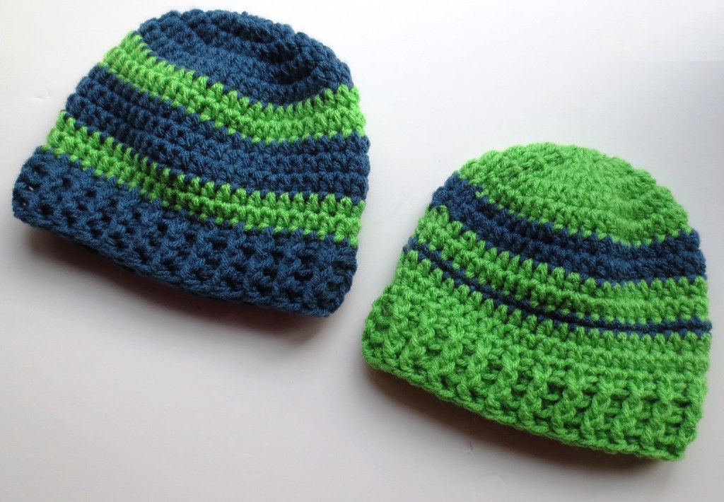More Crocheted Baby Hats My Recycled
