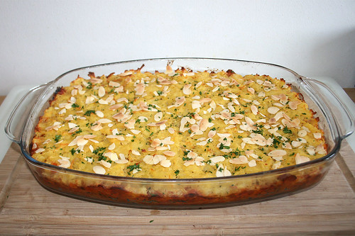 48 - Sherry chicken coated with potatoes - Finished baking / Sherry-Hähnchen mit Kartoffelkruste - Fertig gebacken