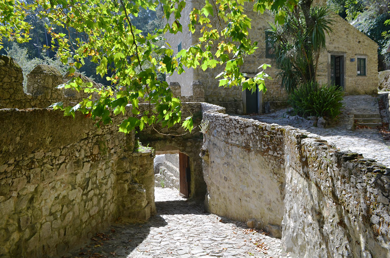 Path to Moorish Palace, Sintra, Portugal