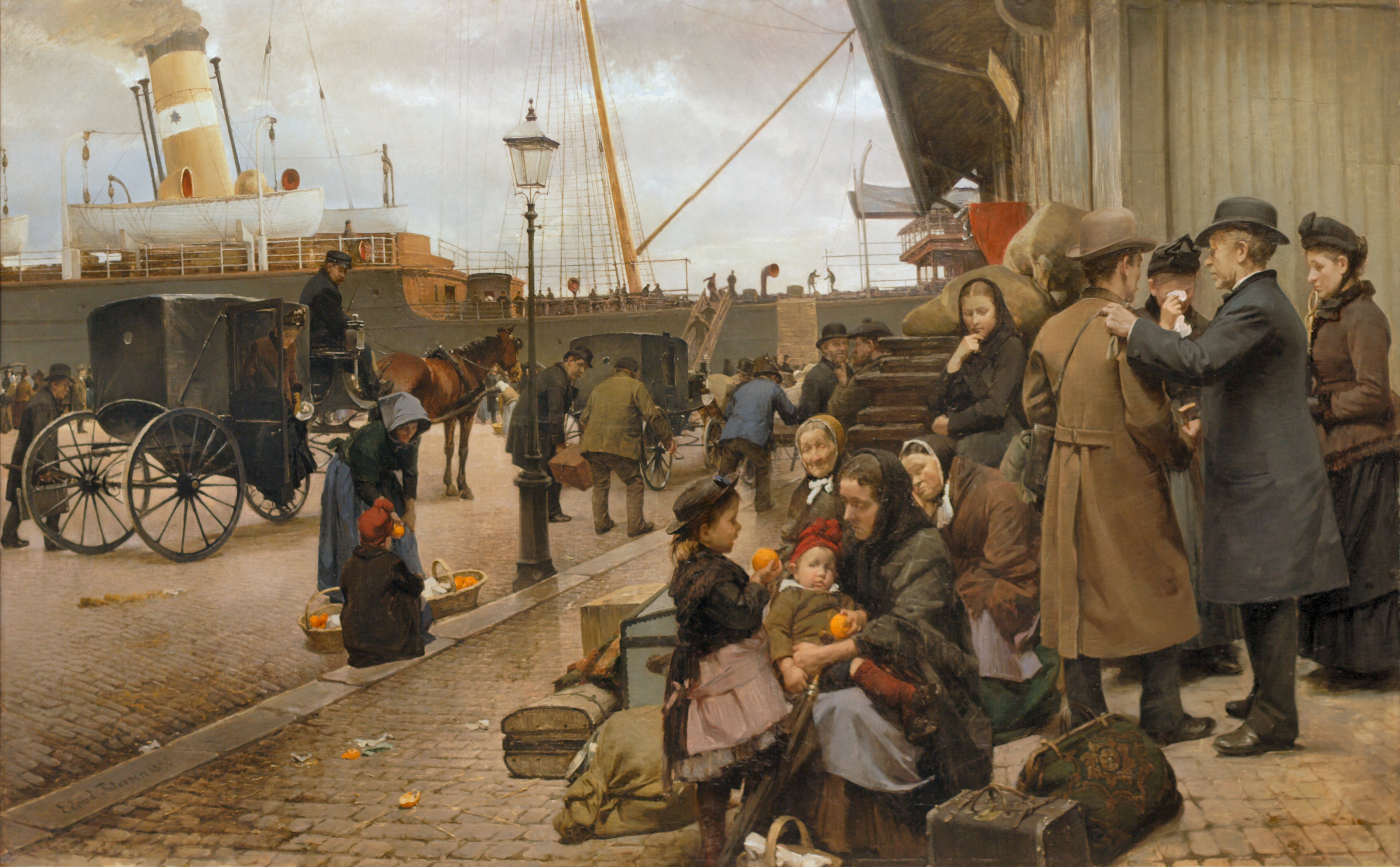 Россия в 1880 1890 е годы. Философский пароход 1922 картина. Иммигранты в США 19 век.