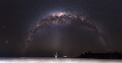 Milky Way over Lake Dumbleyung - 35mm Panorama