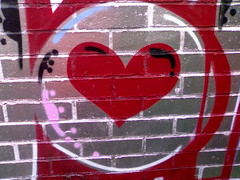 Heart graffiti