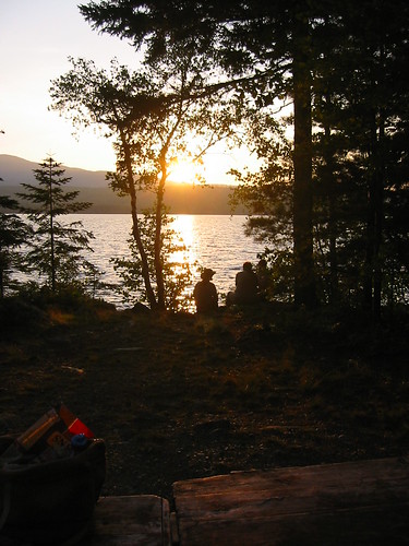 camping sunset maine rangeley birchisland cupsupticlake birthdayisland