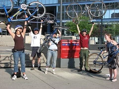 Calgary Critical Mass bicyle ride - June 2006