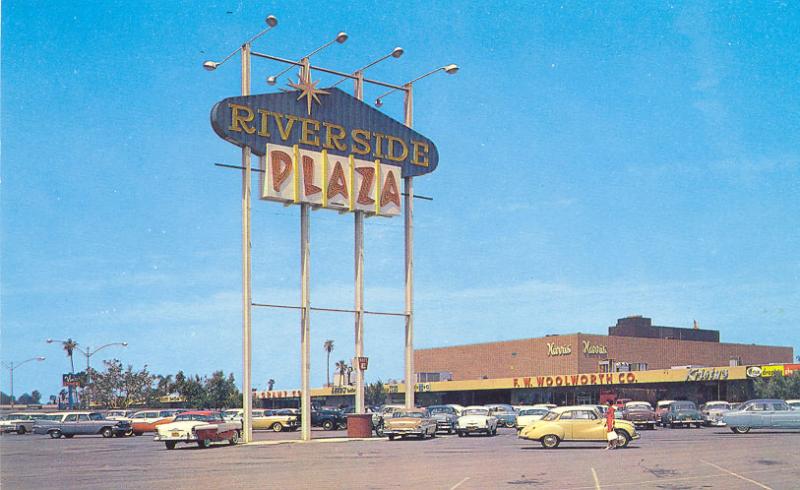 Riverside Plaza - 3545 Central Avenue, Riverside, California U.S.A. - 1950s