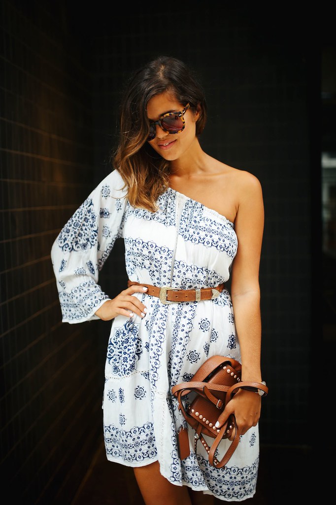 Women Summer Off Shoulder Floral Print Dress – Shopaholics