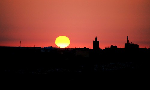 sunset summer canon minaret morocco imperial adil bigsun jamai meknès cityshape rebelt3i