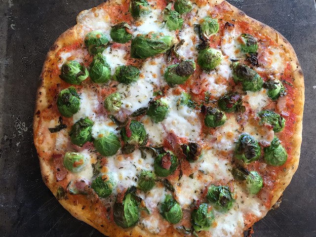 Bacon/Brussels Sprouts Pizza
