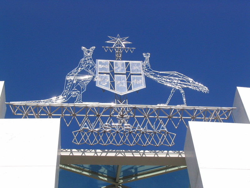Parliament House, Canberra, August 2005