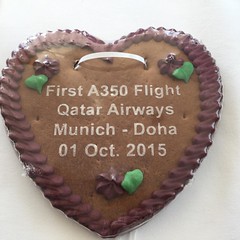 Qatar Airways Presentation, launch of the #Airbus A350 XWB by @qatarairways #Qatar at #Munich airport