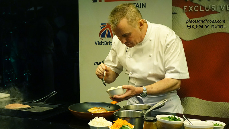 dinner and audience with gary rhodes cooking demo