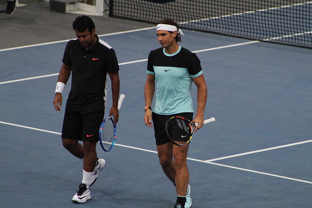 Leander Paes and Rafael Nadal