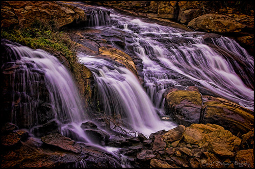 waterfalls falls park greenville southcarolina rocks water scenery