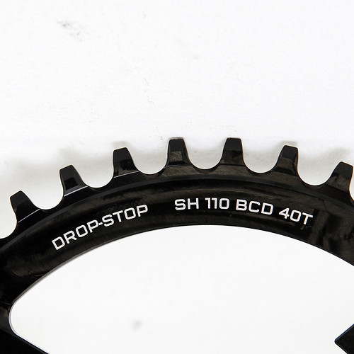 Wolf Tooth Components / Drop-Stop Chainring / 110 BCD Asymmetric 4-Bolt for Shimano Cranks
