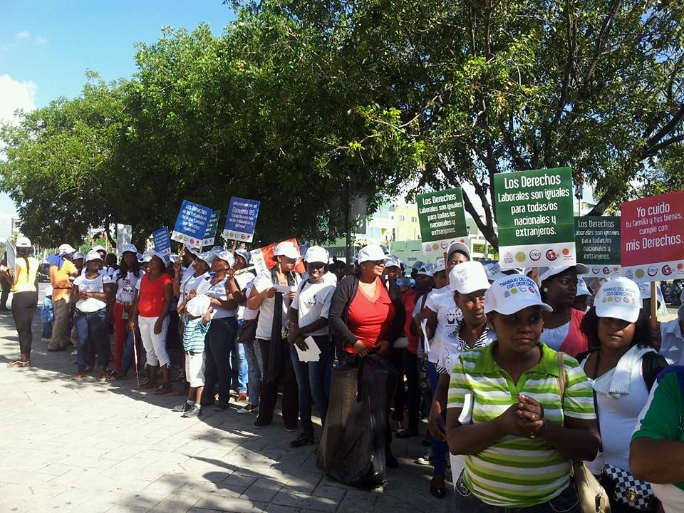2015-12-10 Dominican Republic: Domestic workers demanding their rights as workers