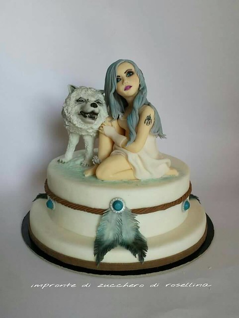 Dreamcatcher Cake by Rosellina Giuliano of Prints of Sugar