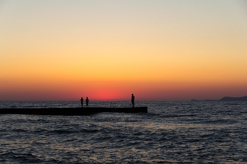 2012 agkisaras crete greece hersonissos landscape mediterraneansea sea summer island sunset