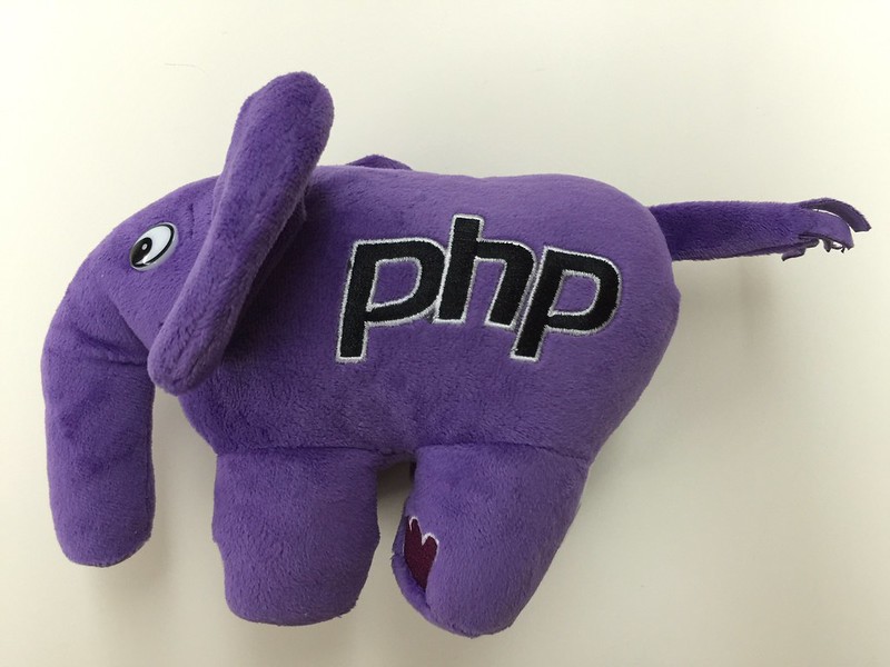 PHP ElePHPant (Purple) Plush Toy - Left