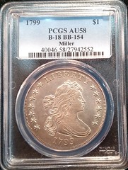 1799 Dollar B-18 BB-15a Miller Collection