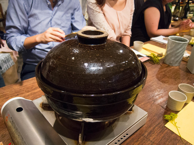 長谷園「土鍋と日本酒の会」