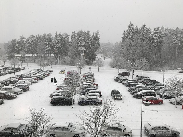 Snow in Sweden