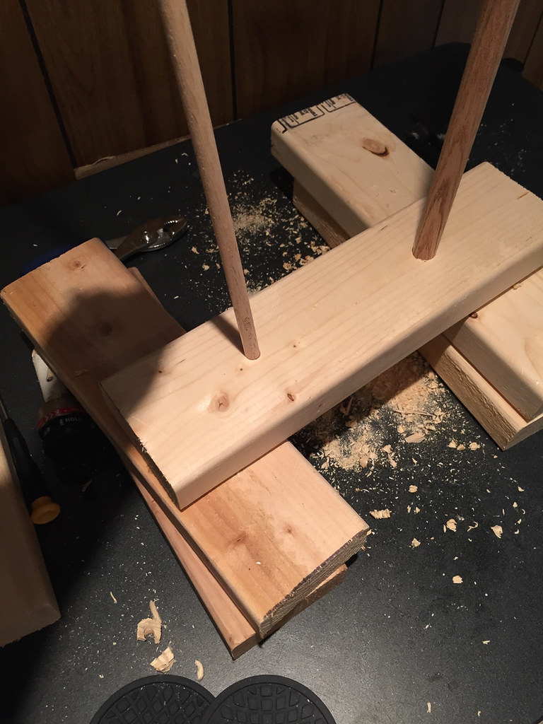 Dowels for ribbon storage project