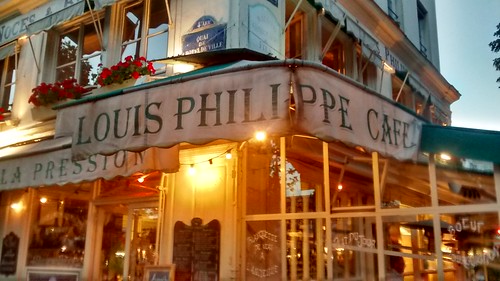 Paris Louis Philippe Cafe Aug 15