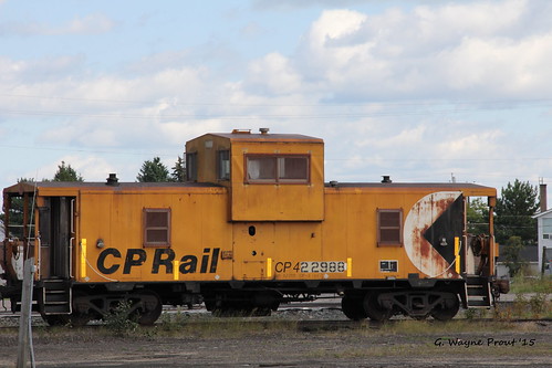 ontario canada canon railway caboose canadianpacific cp chapleau prout rollingstock mofw canoneos60d geraldwayneprout chapleaucanadianpacificrailwayyard cp422988 cp422988caboose