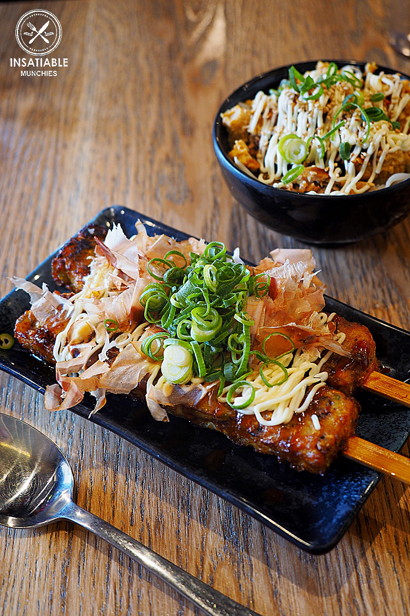 Okonomi stick (Musashi), $5.90. Manpuku, Chatswood: Sydney Food Blog Review