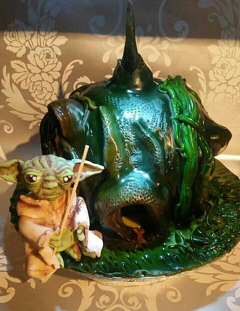 Yodas Swelling Cake by Hazel Clark of Sinfully Sweet