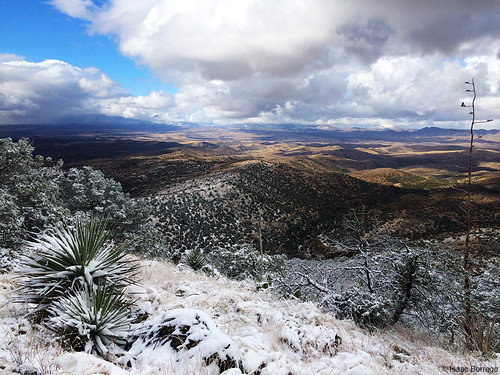 snow mountains valley clouds plant sky whetstonemountains apachepeak arizona iphone winter skyislands unitedstates america usa