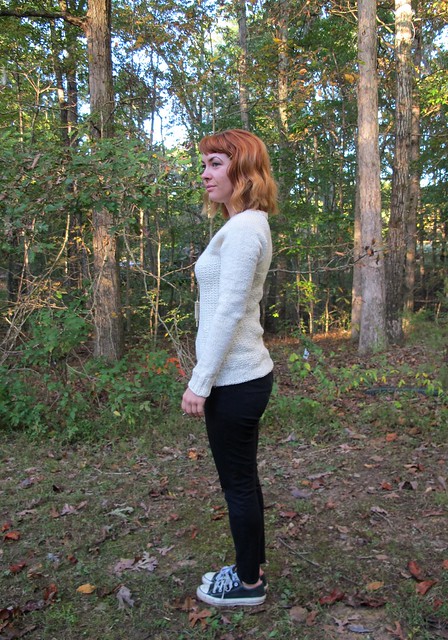 White Graphite Sweater - side
