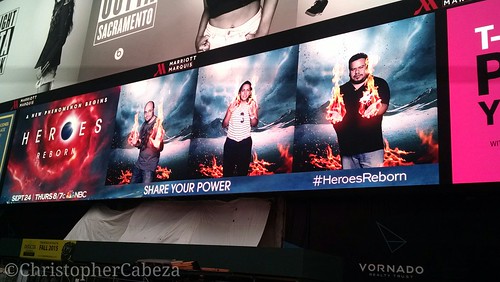 Heroes Reborn - Times Square fan experience