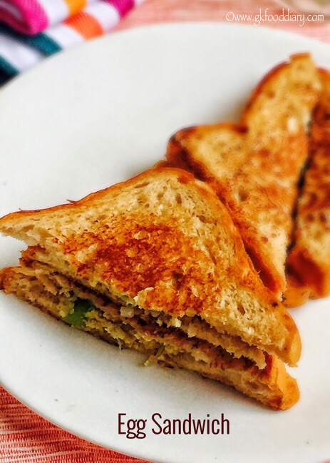 Egg Sandwich Recipe for Toddlers and Kids3
