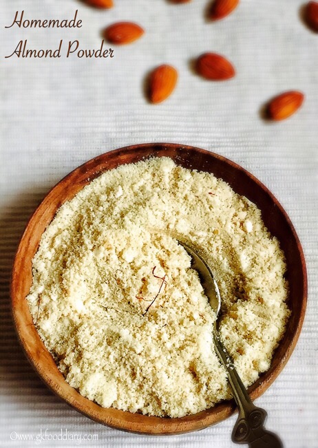 Homemade almond powder for babies, toddlers and kids3