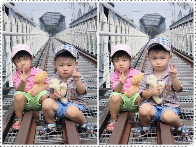 鐵橋上的兩姐弟2