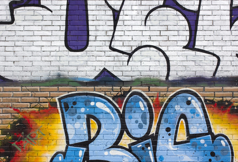 Brick Wall Graffiti